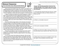 Comprehension Passages For Class 6 In French