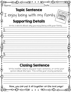 Second Grade 2nd Grade Paragraph Writing Worksheets