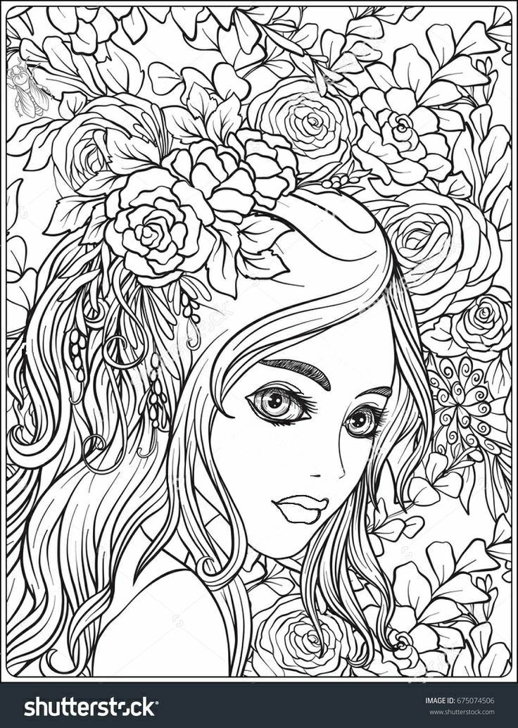 Cute Coloring Pages For Girls Flowers