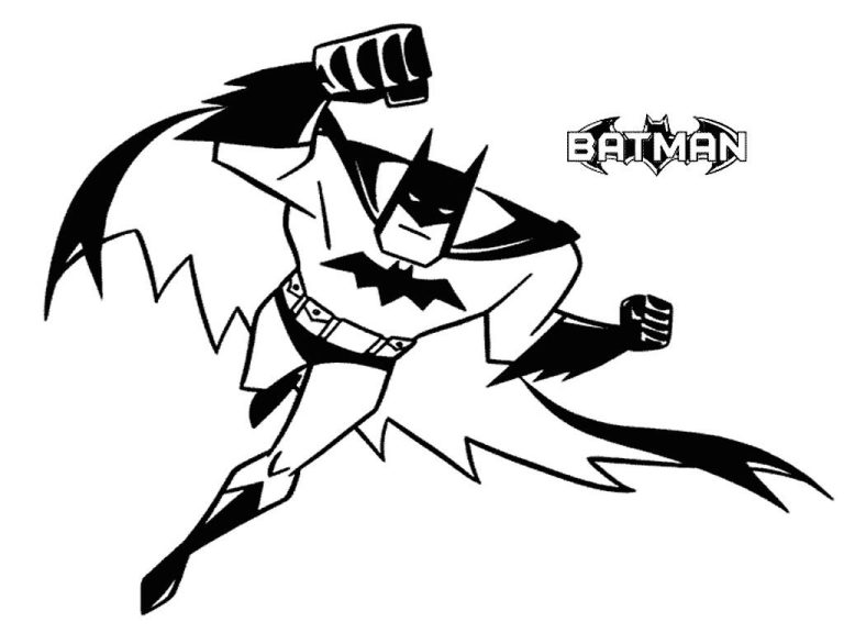 Free Batman Coloring Pages To Print