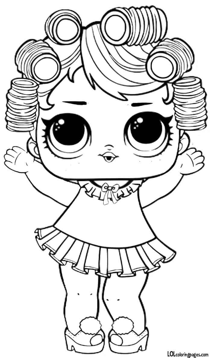 Printable Lol Lil Sisters Colouring Pages