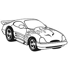 Sportscar Car Coloring Pages Printable