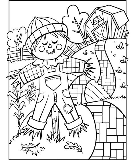 Crayola Free Fall Coloring Pages