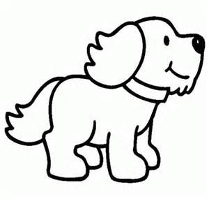 Puppy Easy Dog Coloring Pages