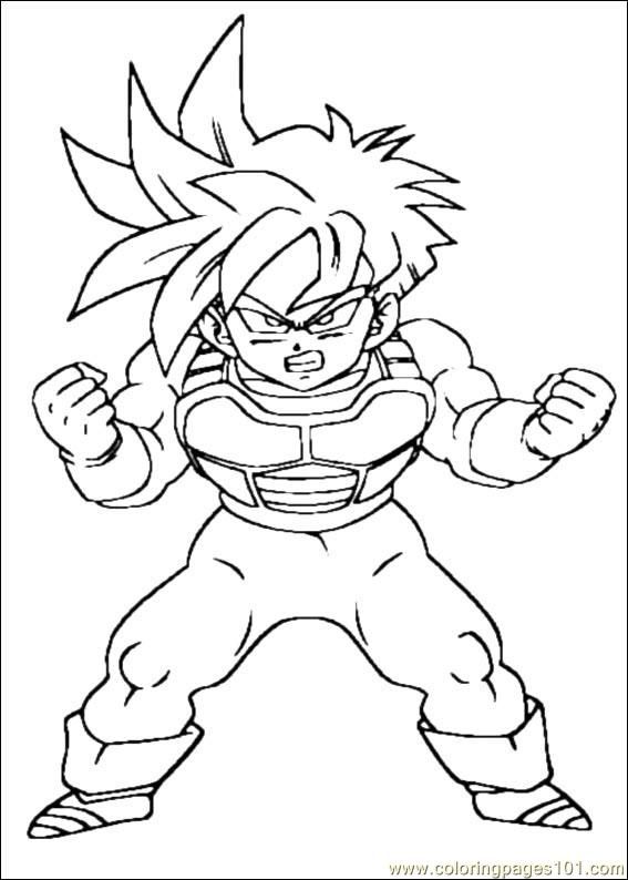 Free Dragon Ball Z Coloring Pages