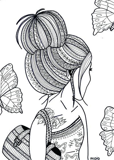 Teenage Coloring Pages For Teens Girls