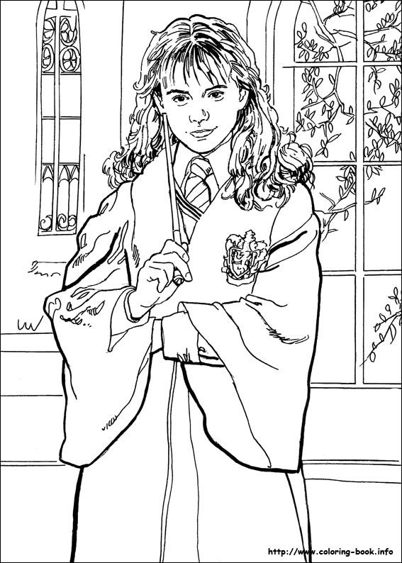 Printable Harry Potter Coloring Pages Easy