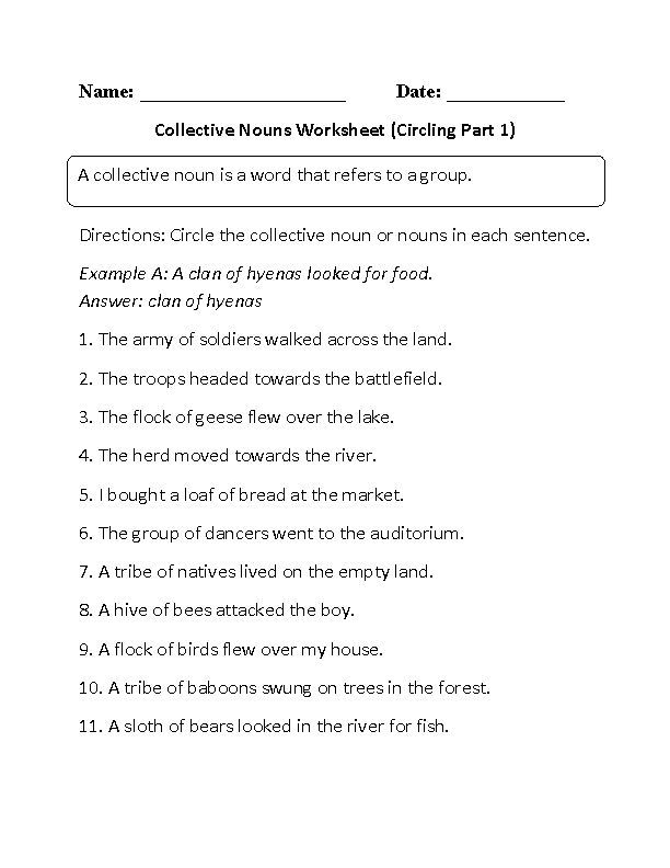 Beginner Common And Proper Nouns Worksheets For Grade 2 With Answers