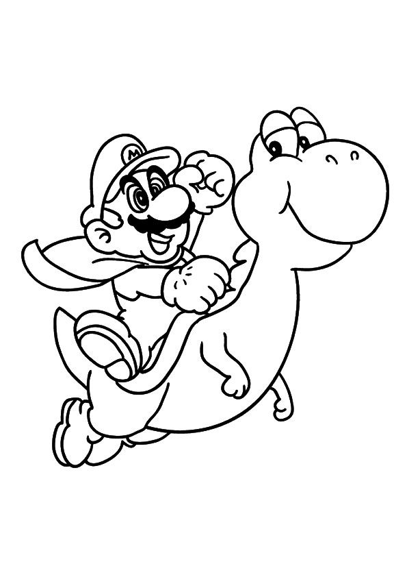 Coloring Sheet Mario Coloring Pages Printable