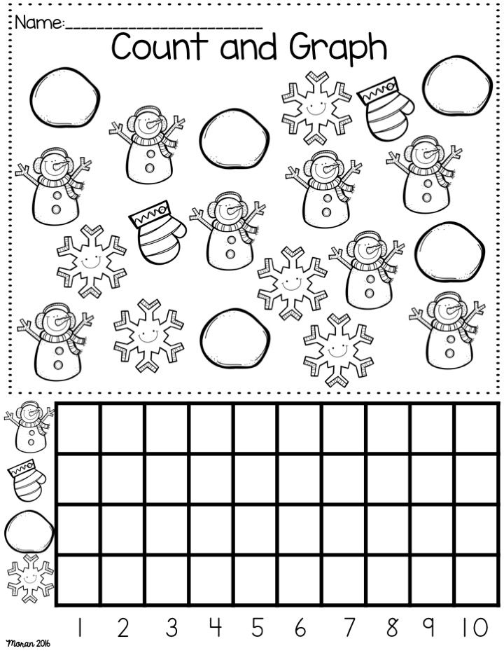 Preschool Winter Worksheets For Kindergarten