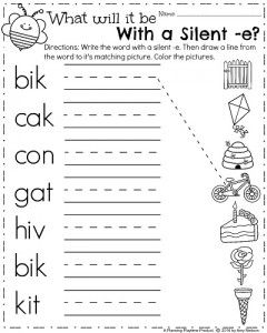 2nd Grade Magic E Worksheets