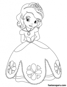 Cute Coloring Pages For Girls Disney