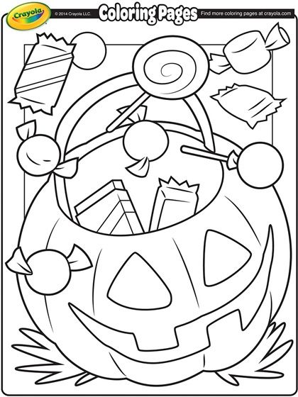 Printable Crayola Coloring Pages Halloween