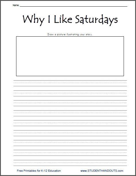 Free 2nd Grade Writing Prompts Worksheets