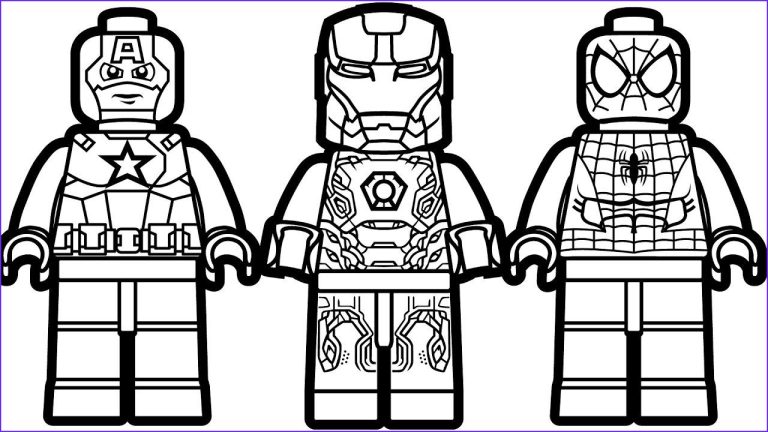 Cool Lego Iron Man Coloring Pages