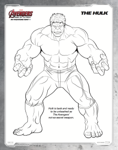 Hulk Coloring Pages To Print Free