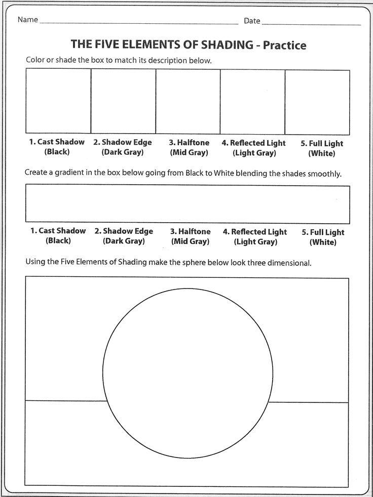Elements Of Art Color Worksheet Answers