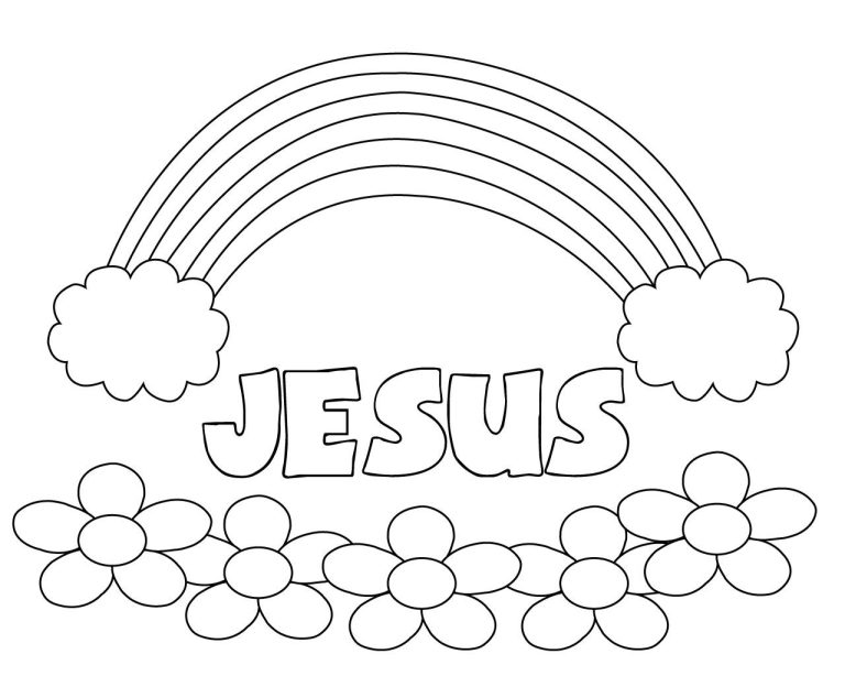 Printable Bible Coloring Pages For Preschoolers