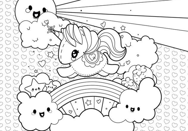 Unicorn Coloring Pictures To Print And Color