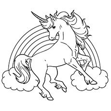 Unicorn Coloring Book Pictures