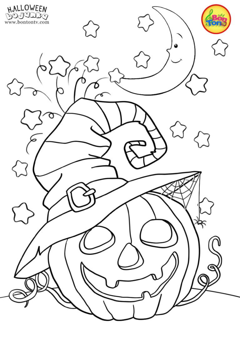 Kids Happy Halloween Coloring Pages