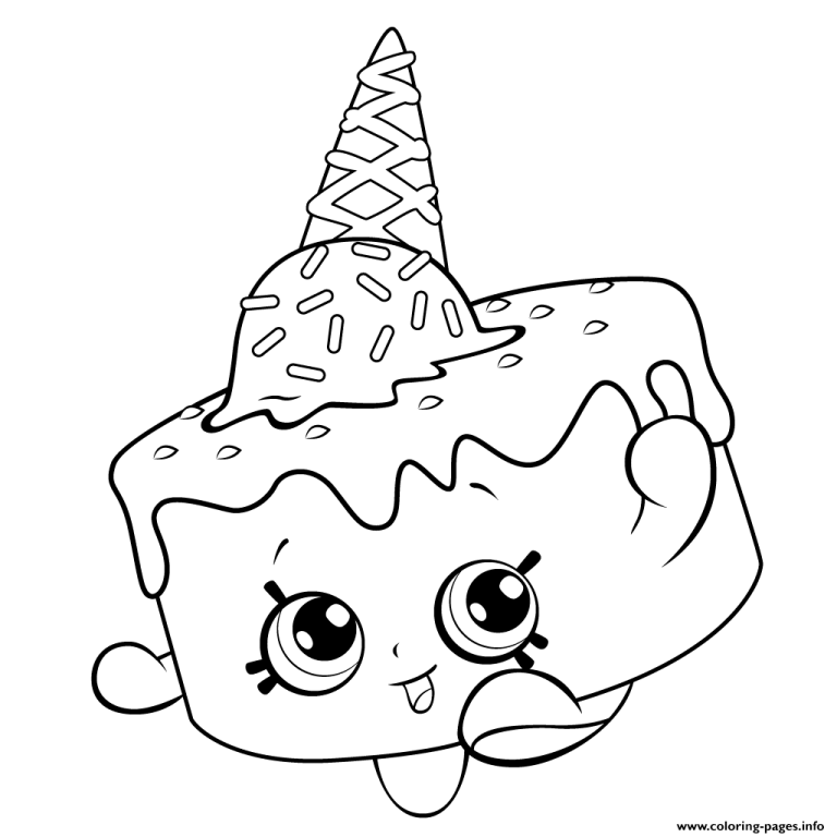 Cute Ice Cream Coloring Pages To Print