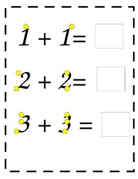 Printable Touch Math Addition Worksheets