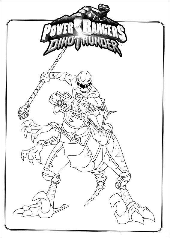 Printable Coloring Power Rangers Wild Force Coloring Pages