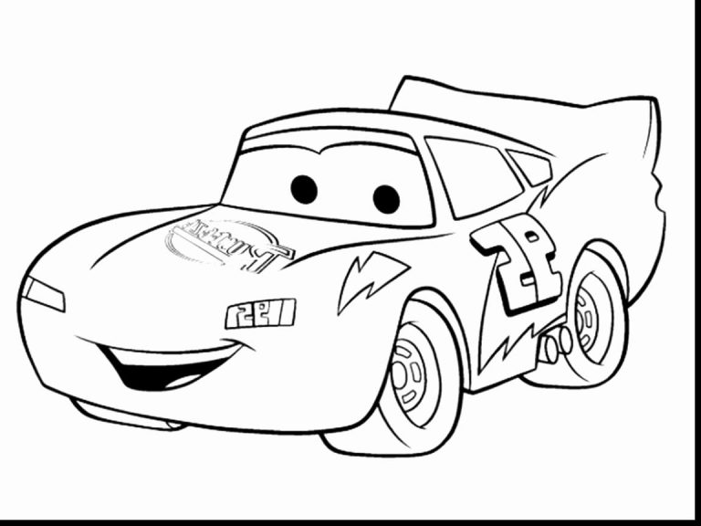 Cool Easy Cars Coloring Pages