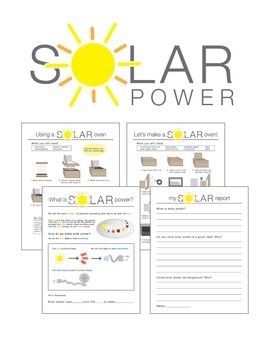 Solar Energy Worksheet For Kids