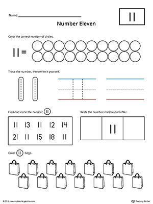 Free Counting Numbers Worksheets For Kindergarten