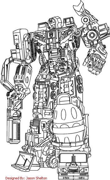 Starscream Transformers Animated Coloring Pages