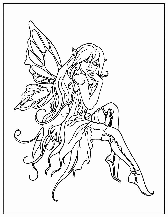 Tooth Fairy Coloring Pages Printable