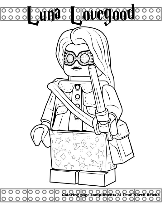 Hermione Granger Lego Harry Potter Coloring Pages