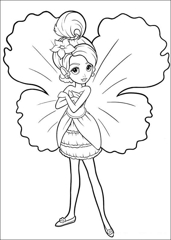 Fairy Coloring Pages For Kids Printable