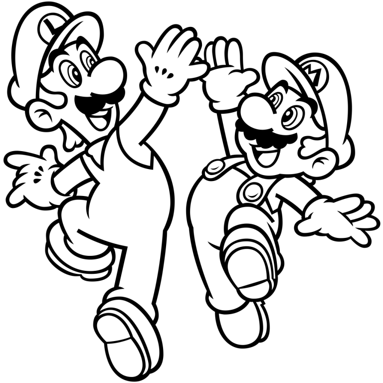 Mario Coloring Pages Online Free