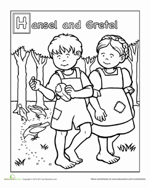 Fairy Tale Coloring Pages For Preschoolers