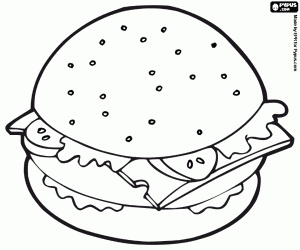 Ice Cream Fast Food Coloring Pages