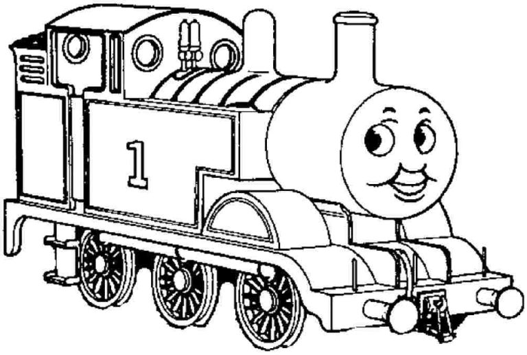 Thomas The Train Coloring Pages Free