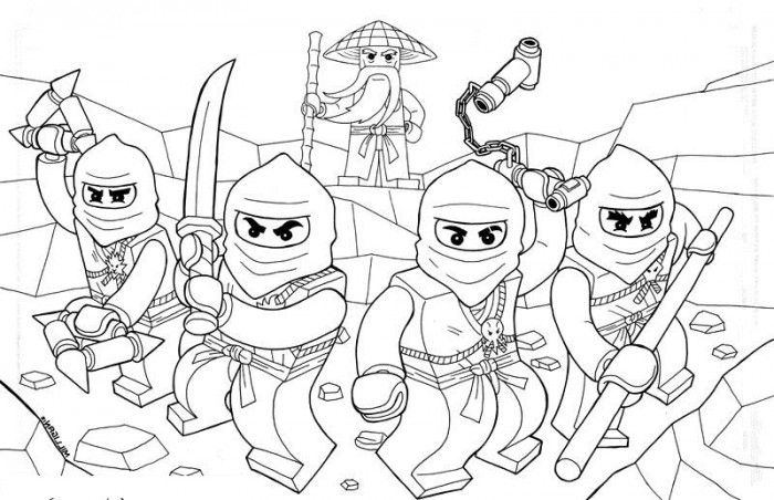 Ninjago Free Coloring Pages For Boys