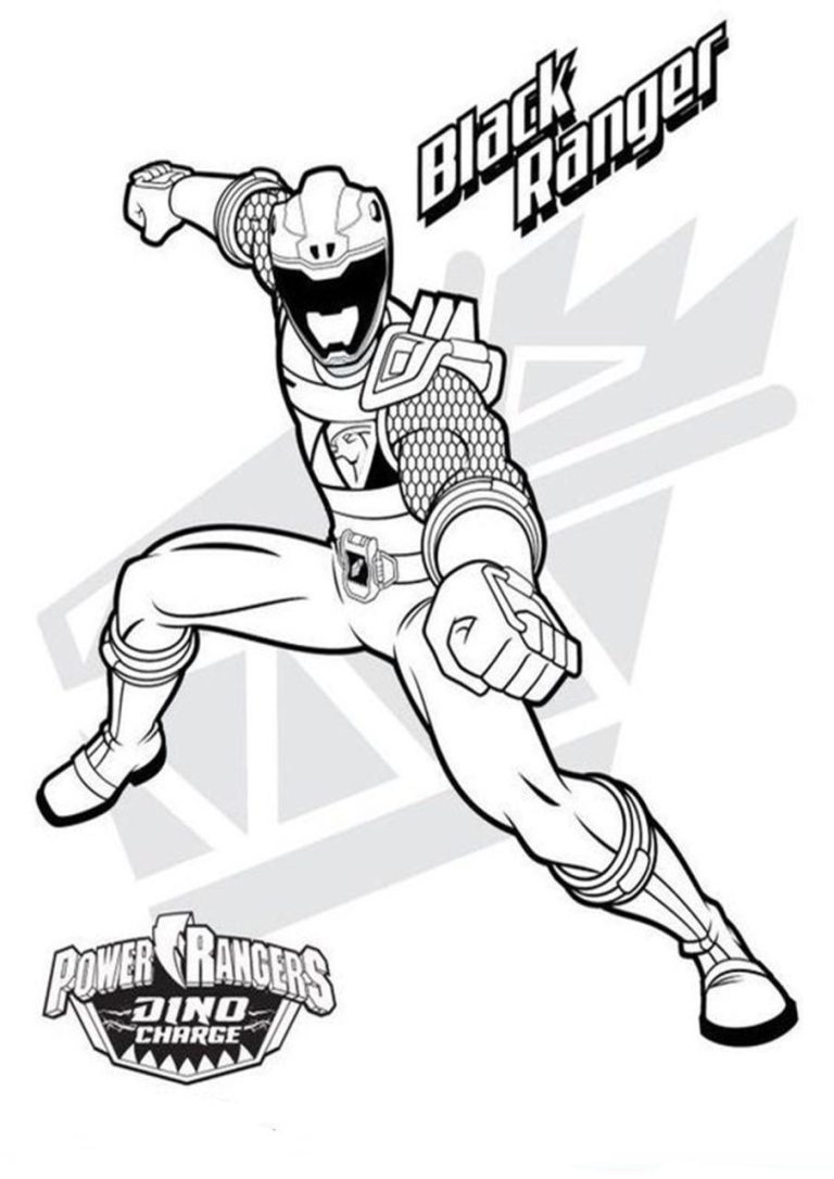 Printable Power Rangers Dino Charge Coloring Pages