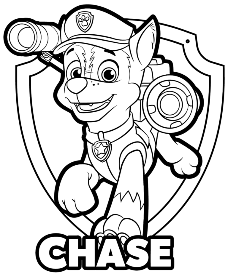 Everest Chase Paw Patrol Coloring Pages