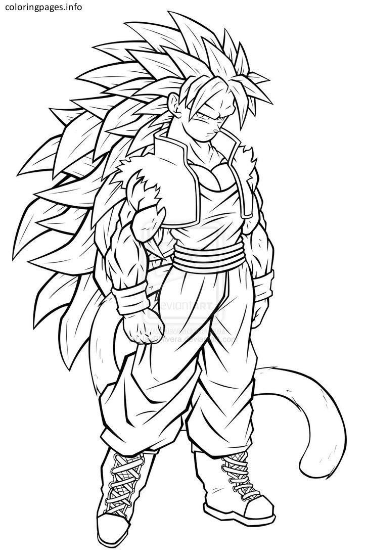 Super Coloring Pages Dragon Ball Z