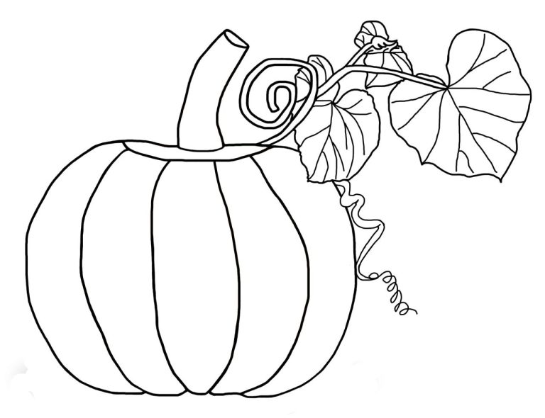 Cute Halloween Pumpkin Colouring Pages