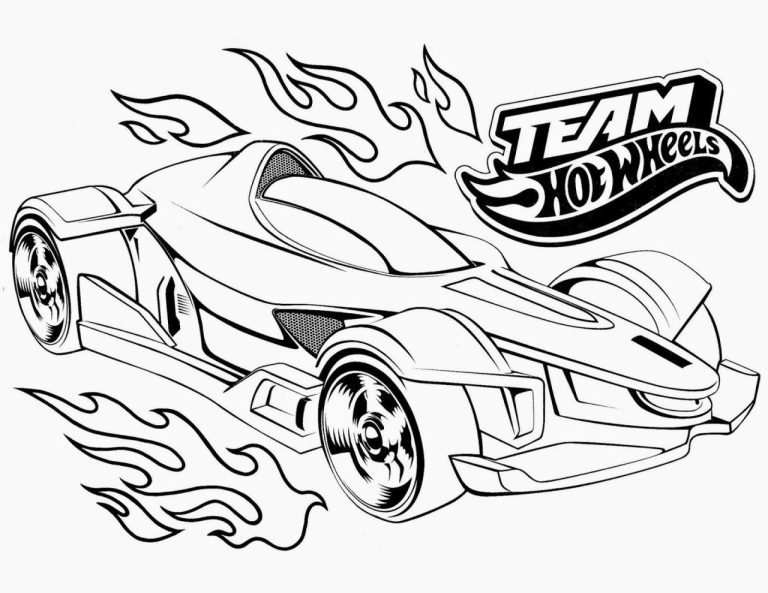 Cool Race Cars Coloring Pages
