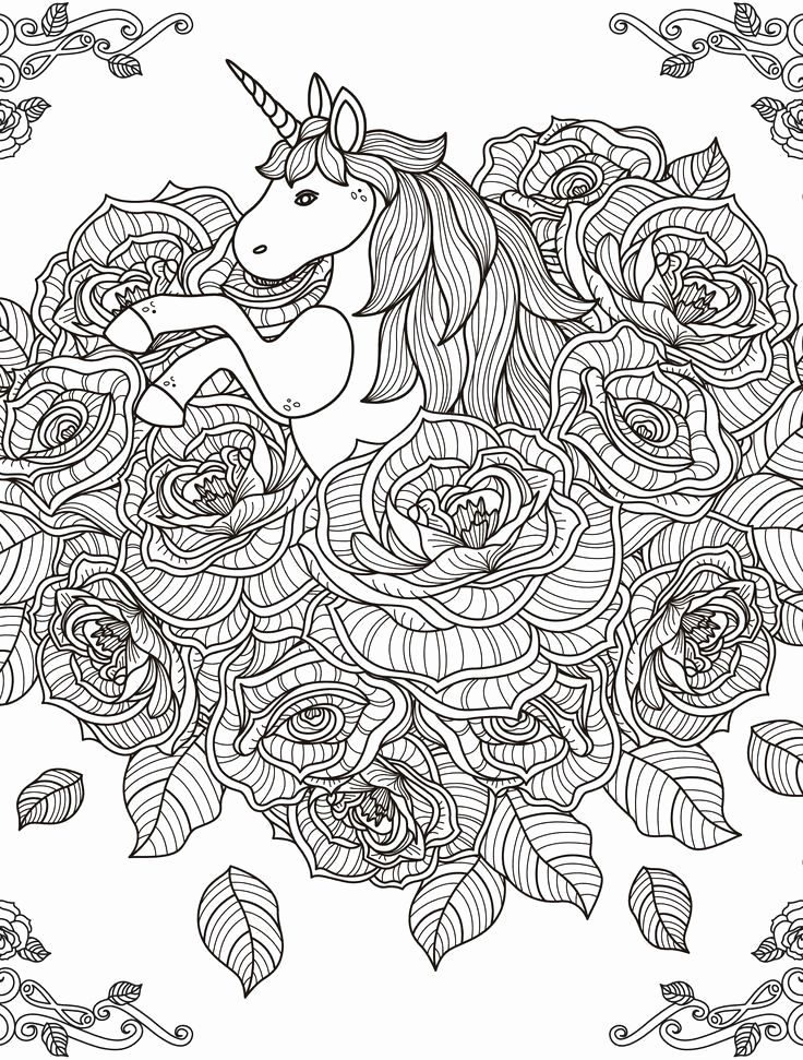 Unicorn Coloring Sheets Hard