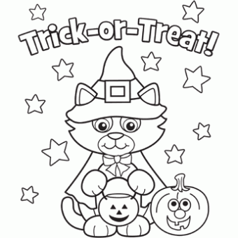 Fun Halloween Coloring Pictures For Kids