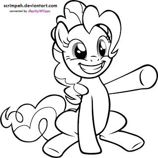 Twilight Sparkle My Little Pony Coloring Pages Pinkie Pie