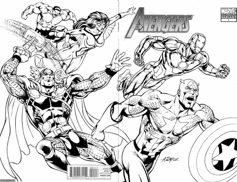 Marvel Halloween Coloring Pages For Kids