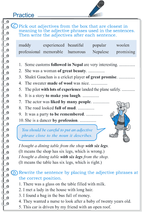 Grammar Grade 5 Worksheets English